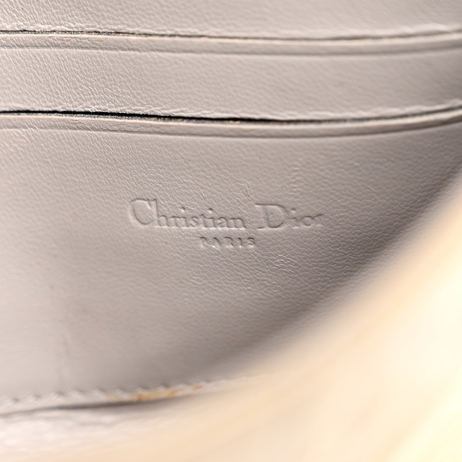 Christian Dior Patent Cannage New Lock Pouch Beige 6 of 12