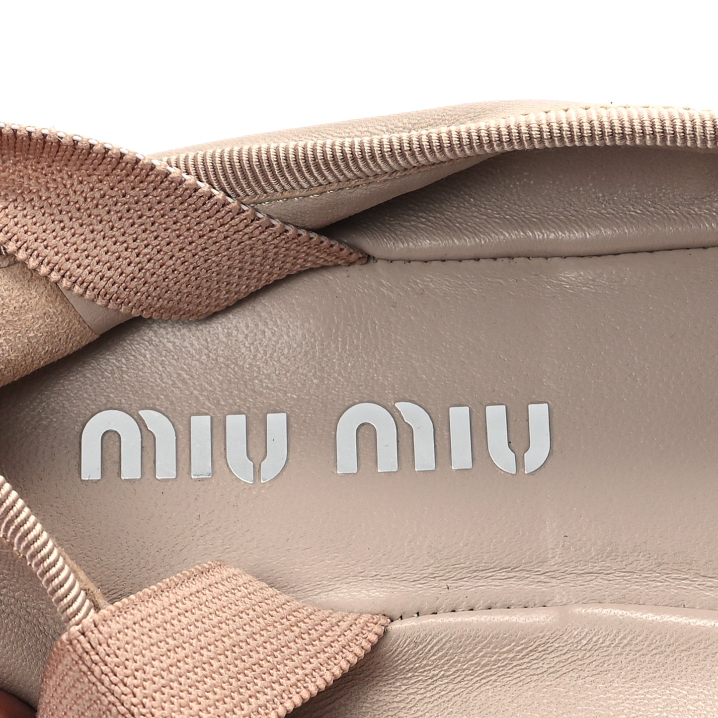 Goatskin Ballerina Flats 37.5 Water Lily