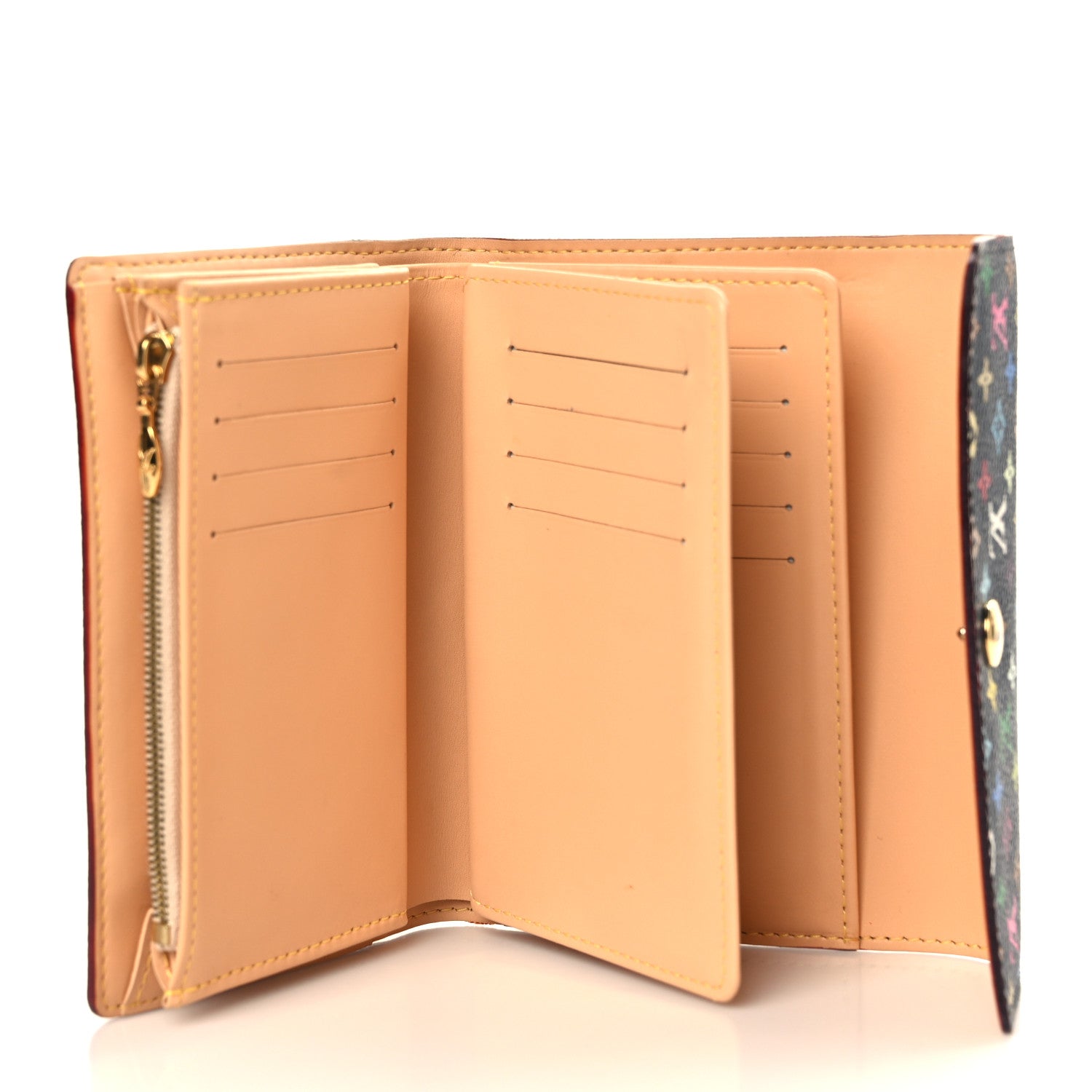 Louis Vuitton Monogram Multicolor Alexandra Wallet Black 5 of 6