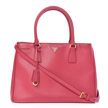 Prada Saffiano Lux Medium Tote Peonia 1 of 7