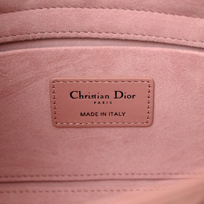 Christian Dior Lambskin Cannage Medium Lady D-Joy Old Rose 6 of 12