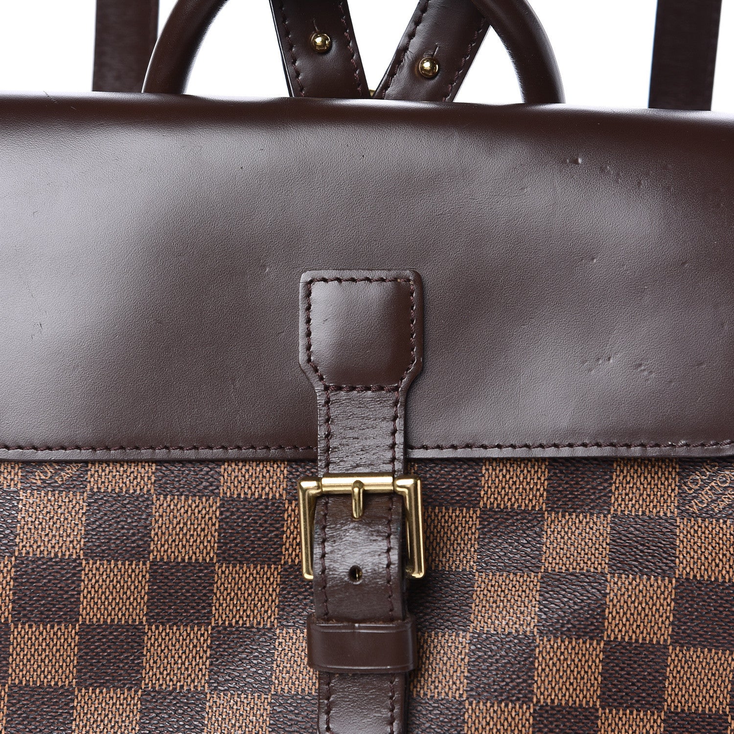 Louis Vuitton Damier Ebene Soho Backpack 10 of 11
