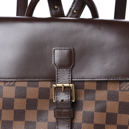 Louis Vuitton Damier Ebene Soho Backpack 10 of 11