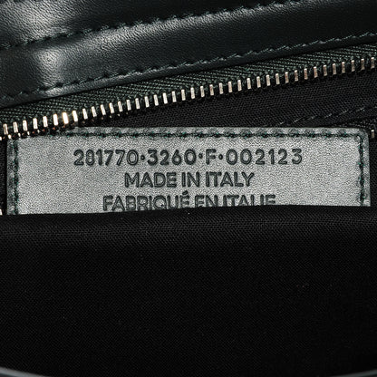 Balenciaga Smooth Calfskin Metallic Patent Giant 12 Silver Hardware City Vert Poker Fonce 13 of 15