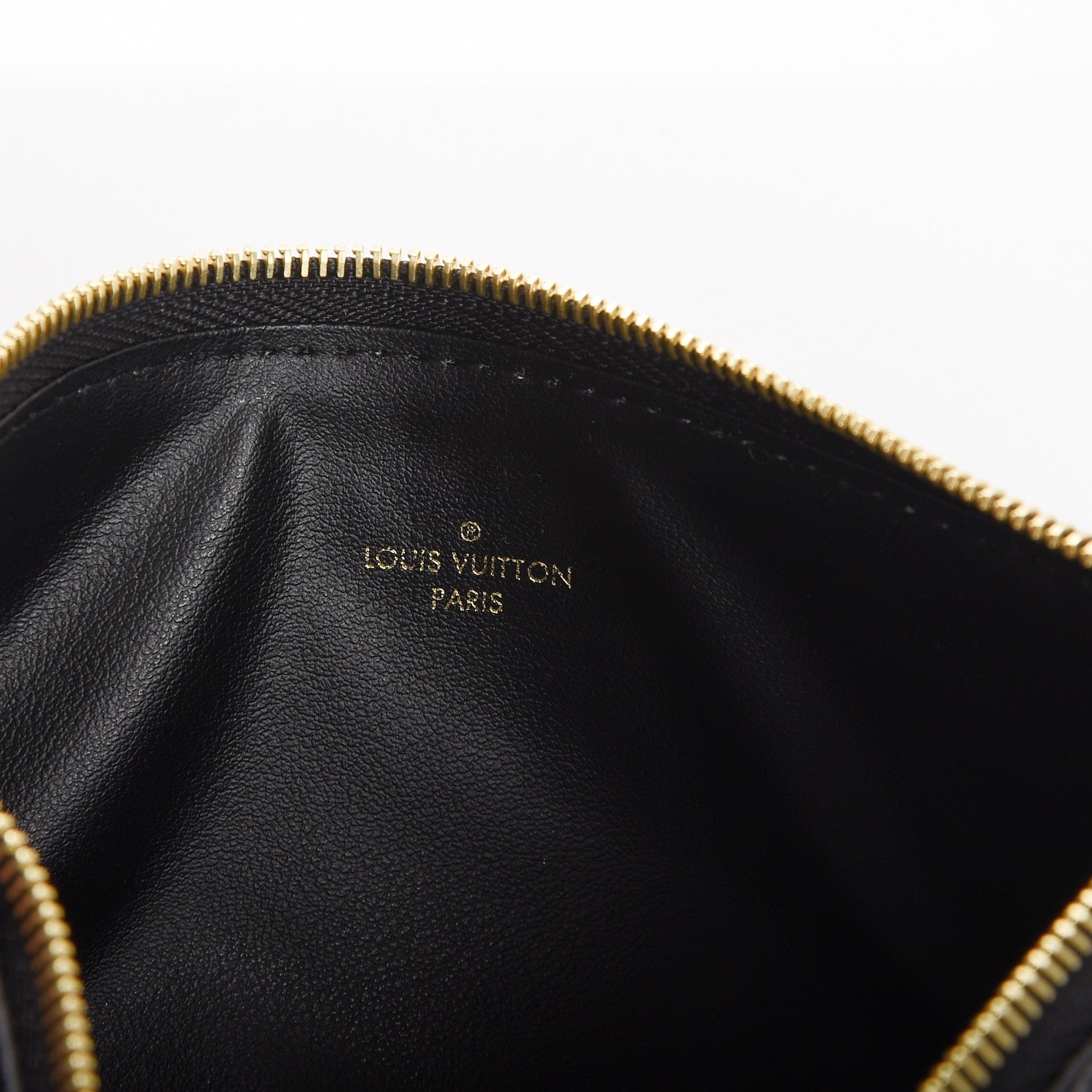 Louis Vuitton Empreinte Felicie Chain Wallet Zippered Insert Black 6 of 6