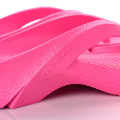 Balenciaga Rubber Womens Mold Thong Sandals 36 Fluo Pink 8 of 8
