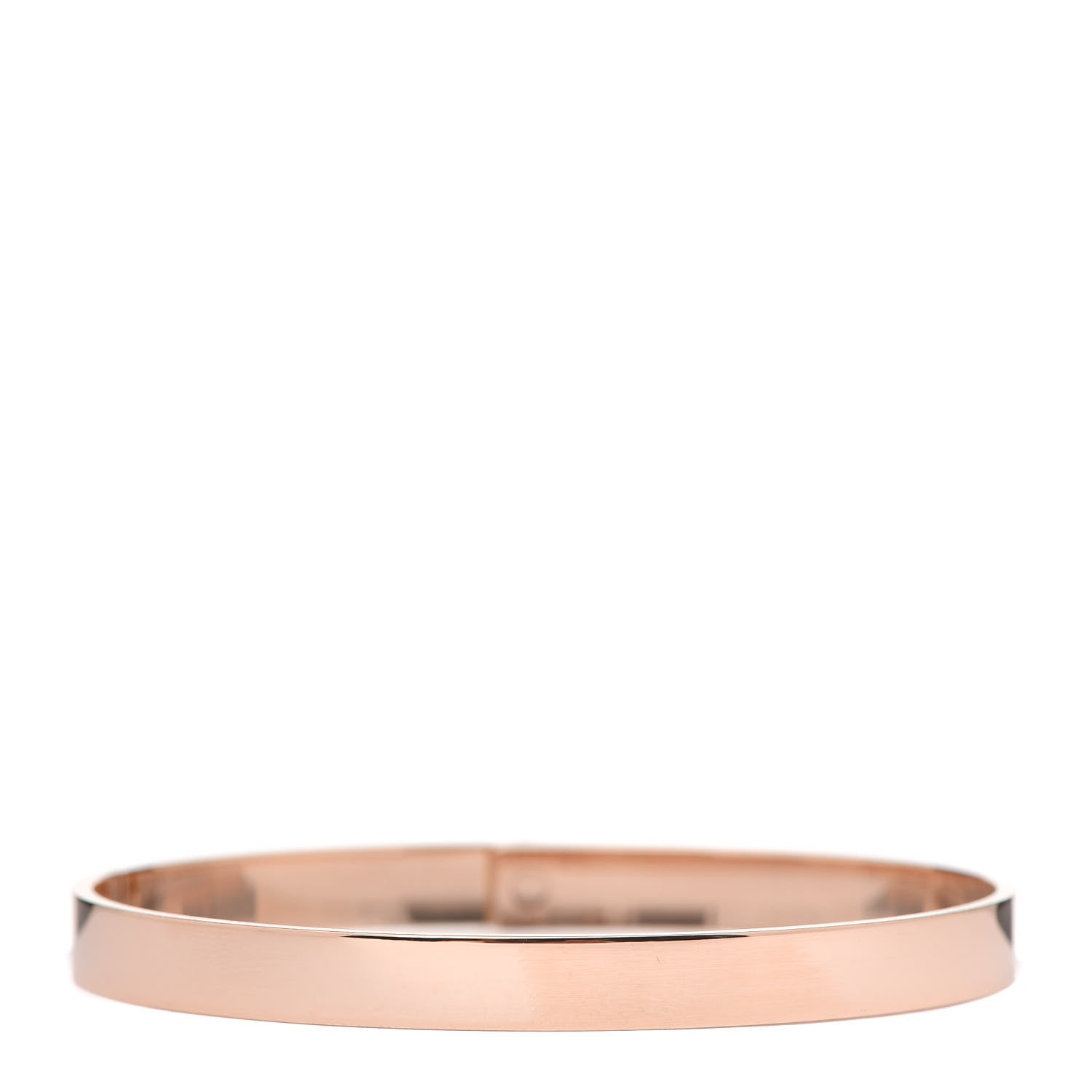 Hermes 18K Rose Gold Diamond PM Kelly Bracelet SH 3 of 5