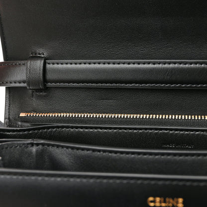 Celine Box Calfskin Medium Classic Box Flap Bag Black 12 of 13