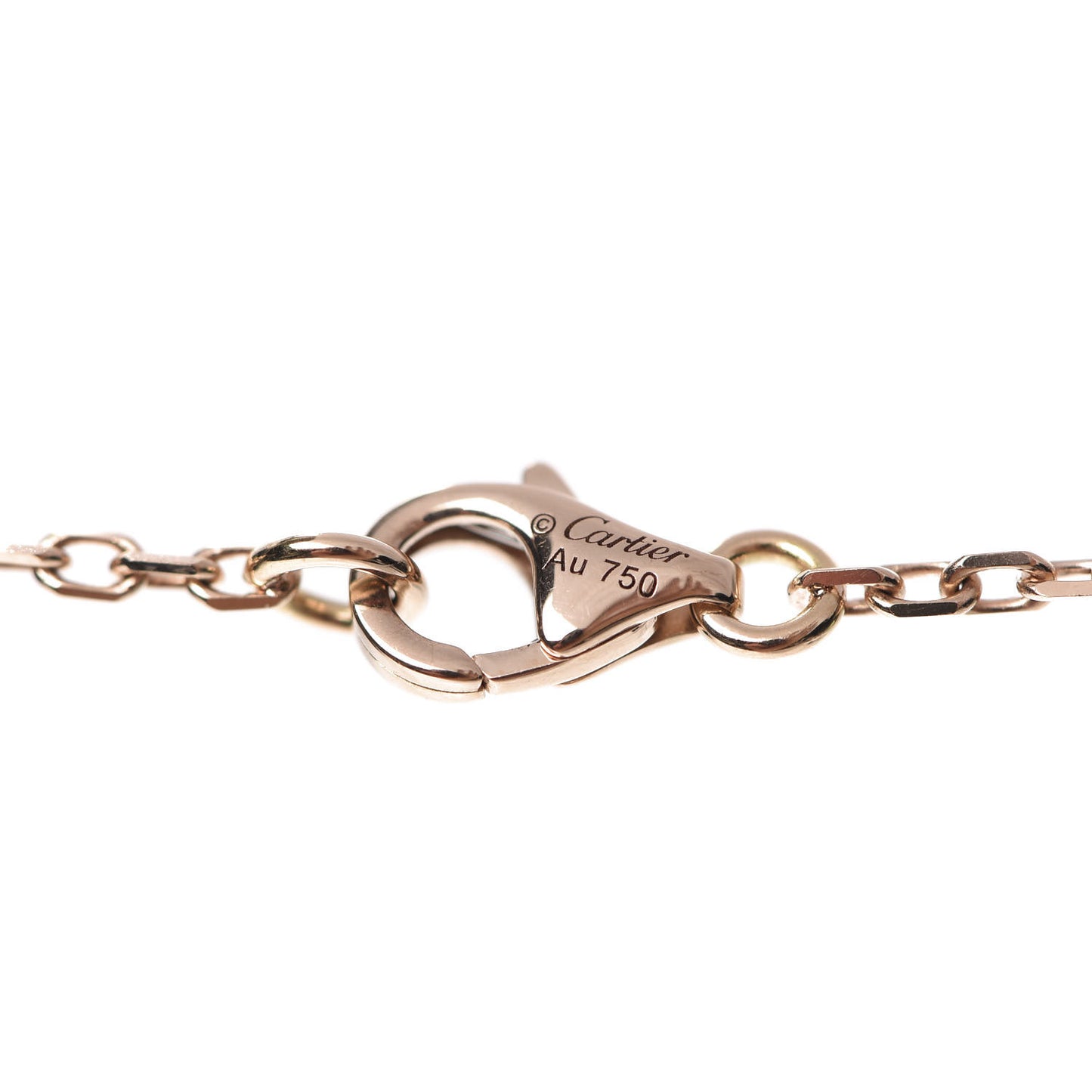 18K Pink Yellow White Gold Diamond Trinity Lariat Necklace
