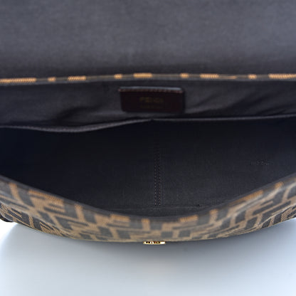 Fendi Zucca Vitello Artic Messenger Bag Tobacco Castagna 5 of 12