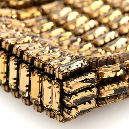 Saint Laurent Crystal Embellished Minaudiere Small Bag Bronze 9 of 10