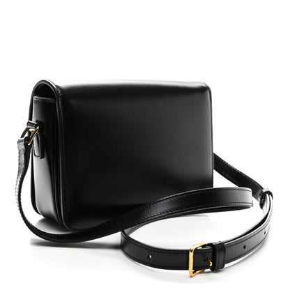 Celine Shiny Calfskin Teen Triomphe Black 3 of 10
