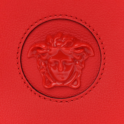 Versace Calfskin La Medusa Round Camera Bag Red 7 of 9