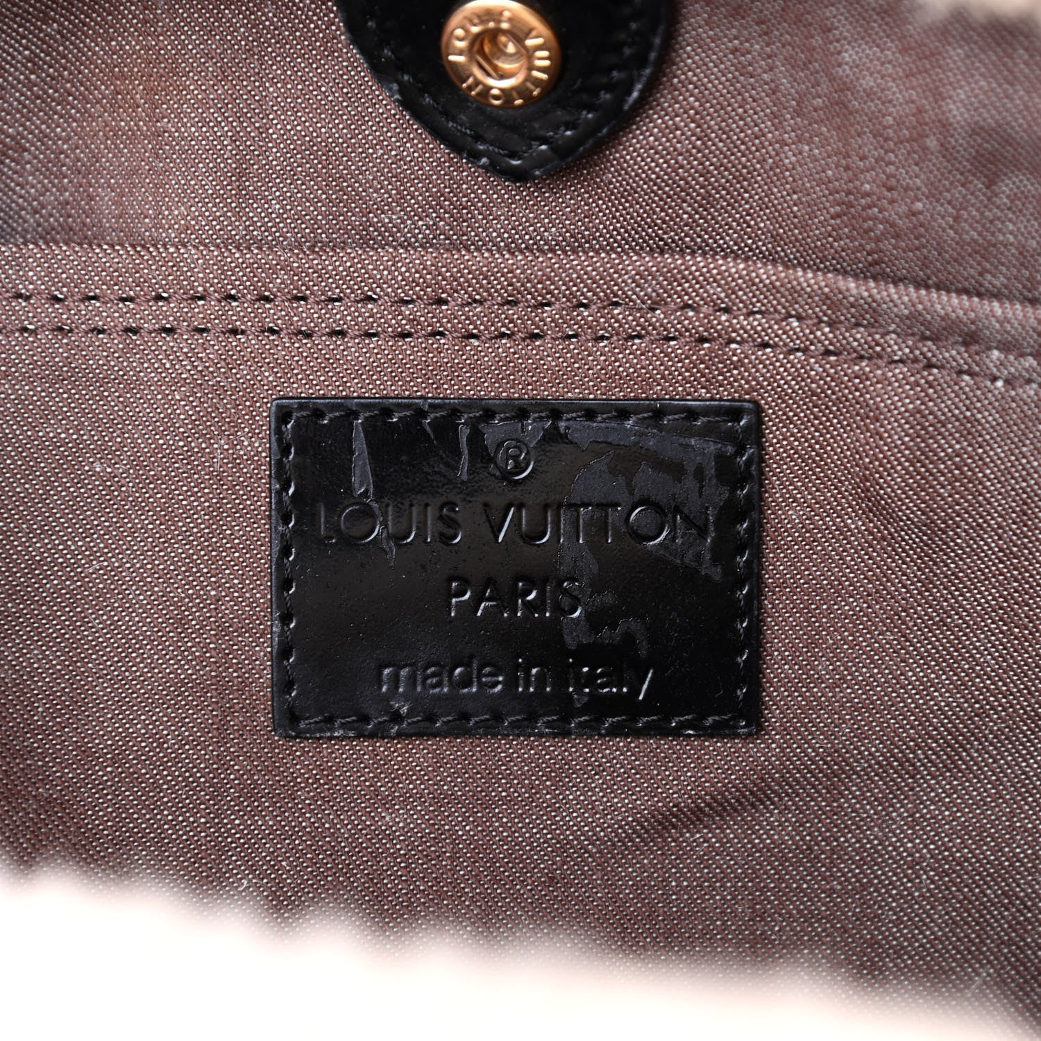 Louis Vuitton Patent Monogram Shearling Sac Thunder 6 of 10