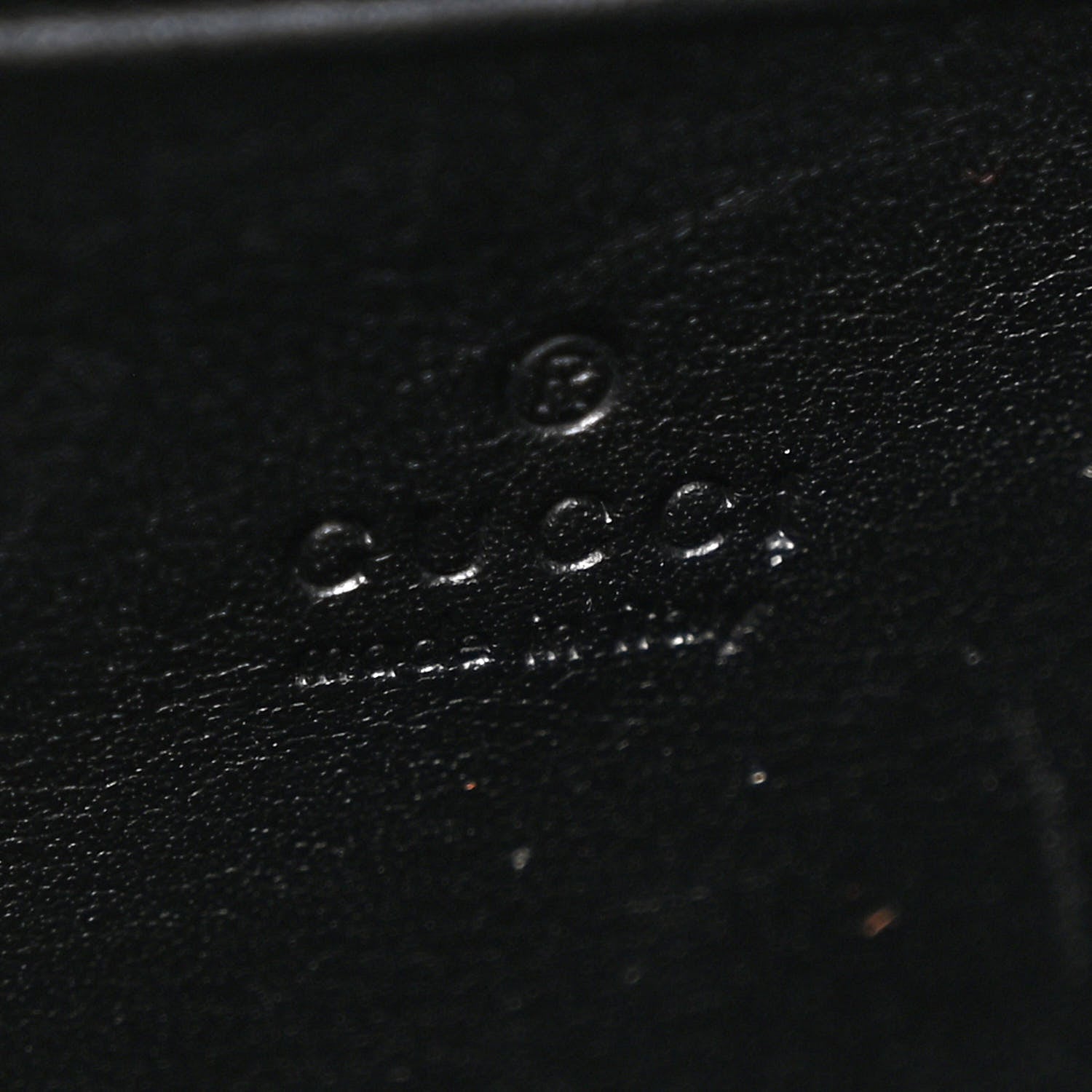 Gucci Calfskin Matelasse GG Marmont Chain Wallet Black 9 of 13