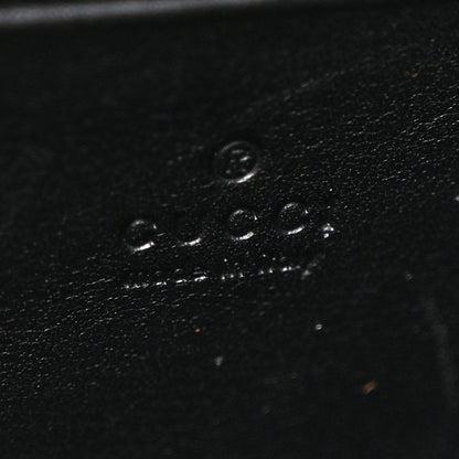 Gucci Calfskin Matelasse GG Marmont Chain Wallet Black 9 of 13