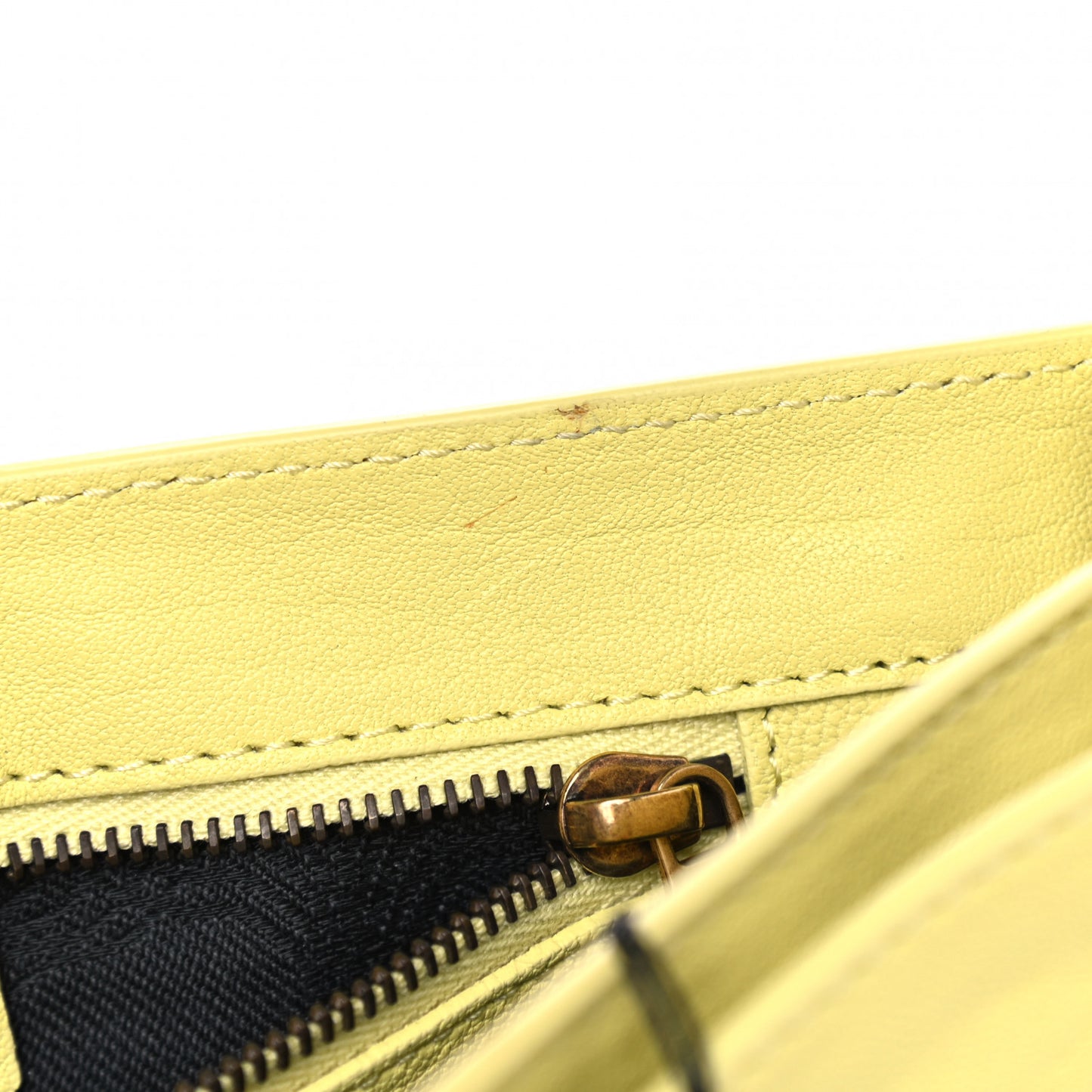 Lambskin PS1 Pochette Clutch Banana