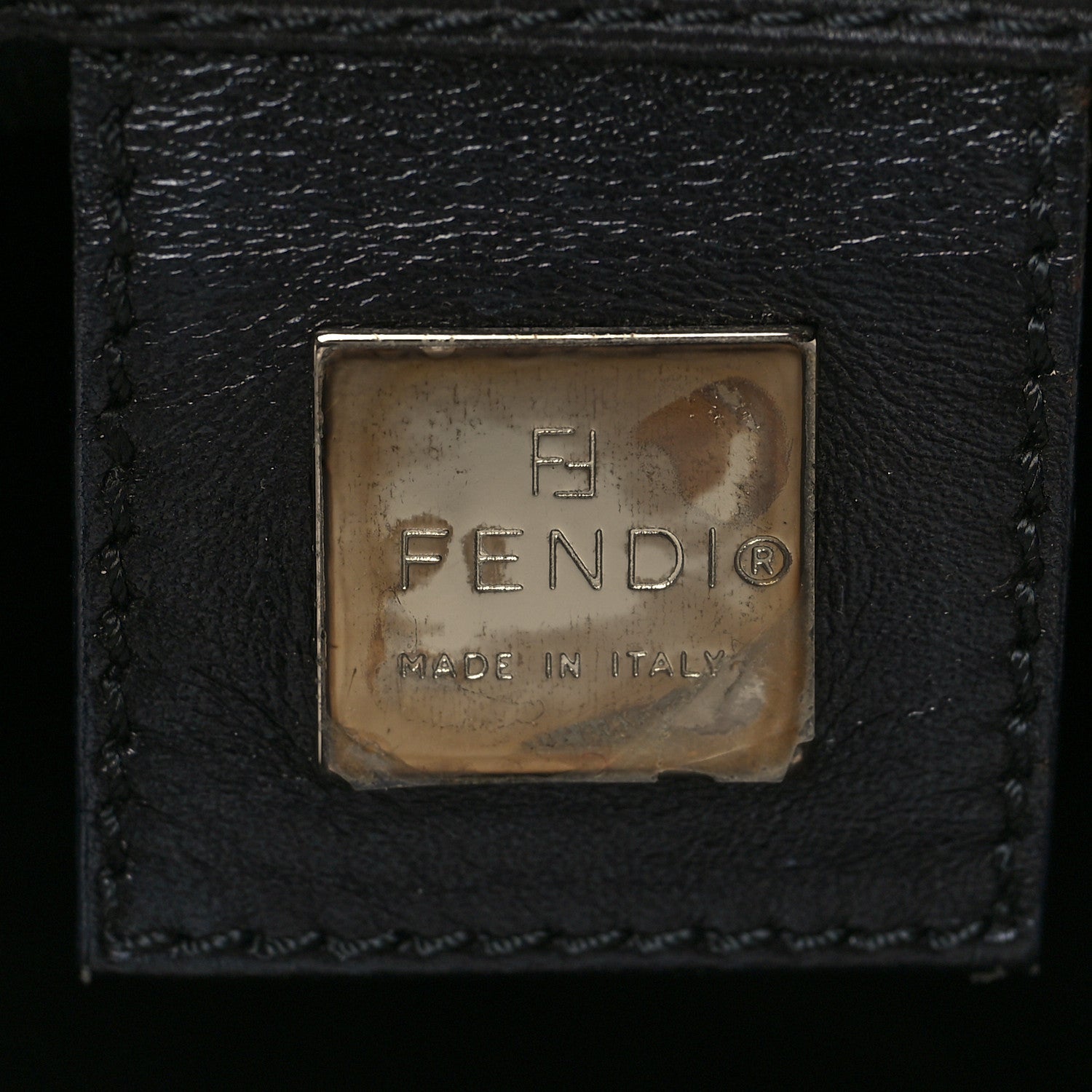 Fendi FF Canvas Bucket Bag Black 6 of 10