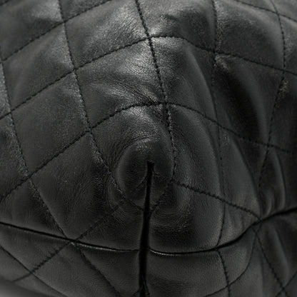 Saint Laurent Lambskin Quilted Maxi Icare Shopping Tote Black 13 of 15