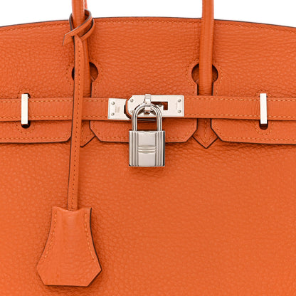 Hermes Togo Birkin 25 Orange 8 of 10