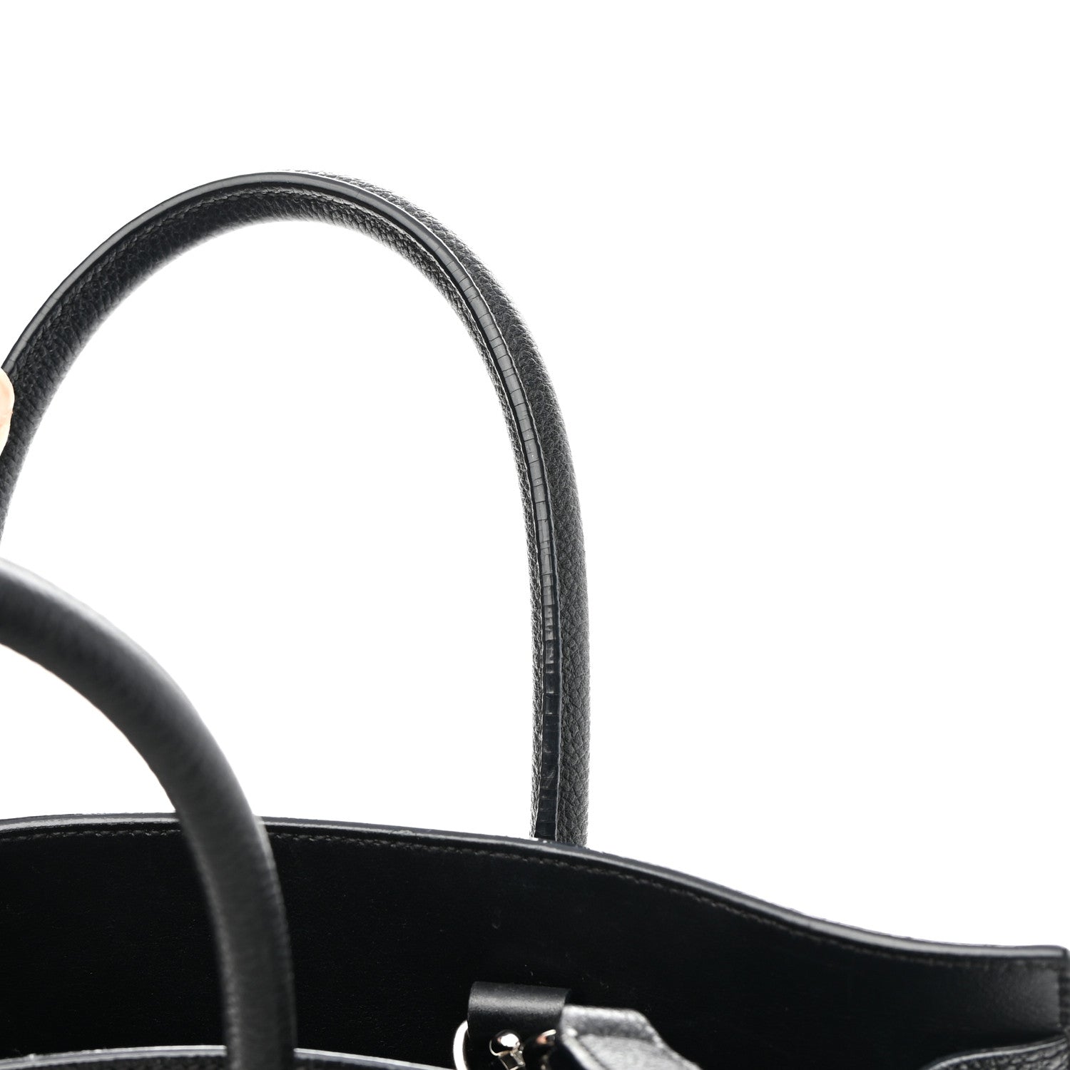 Saint Laurent Grained Calfskin Baby Sac De Jour Black 11 of 11