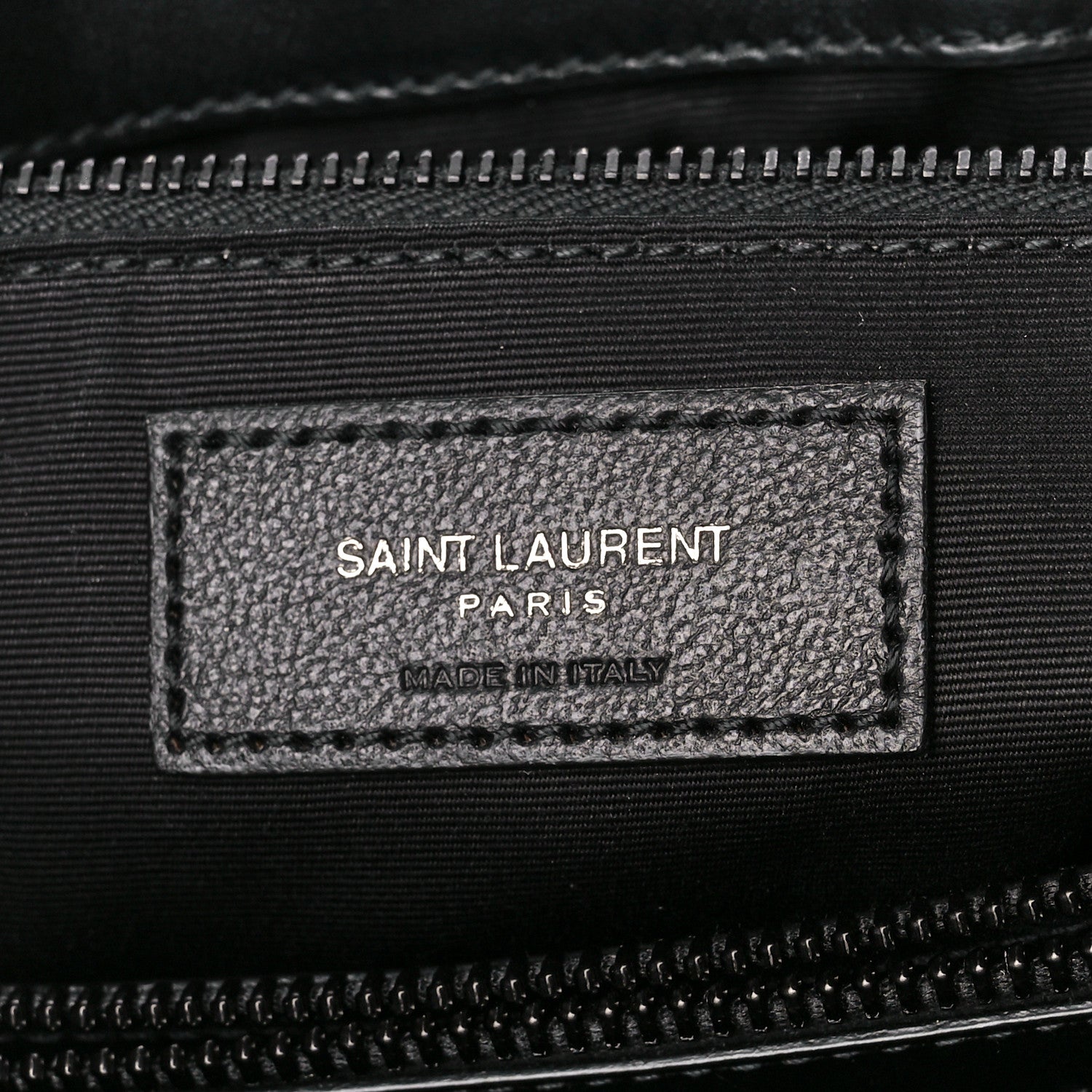 Saint Laurent Calfskin Y Quilted Monogram Monochrome Large Loulou Chain Satchel Black 7 of 12