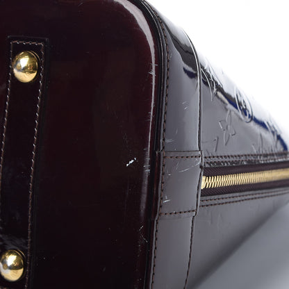 Louis Vuitton Vernis Alma GM Amarante 14 of 14