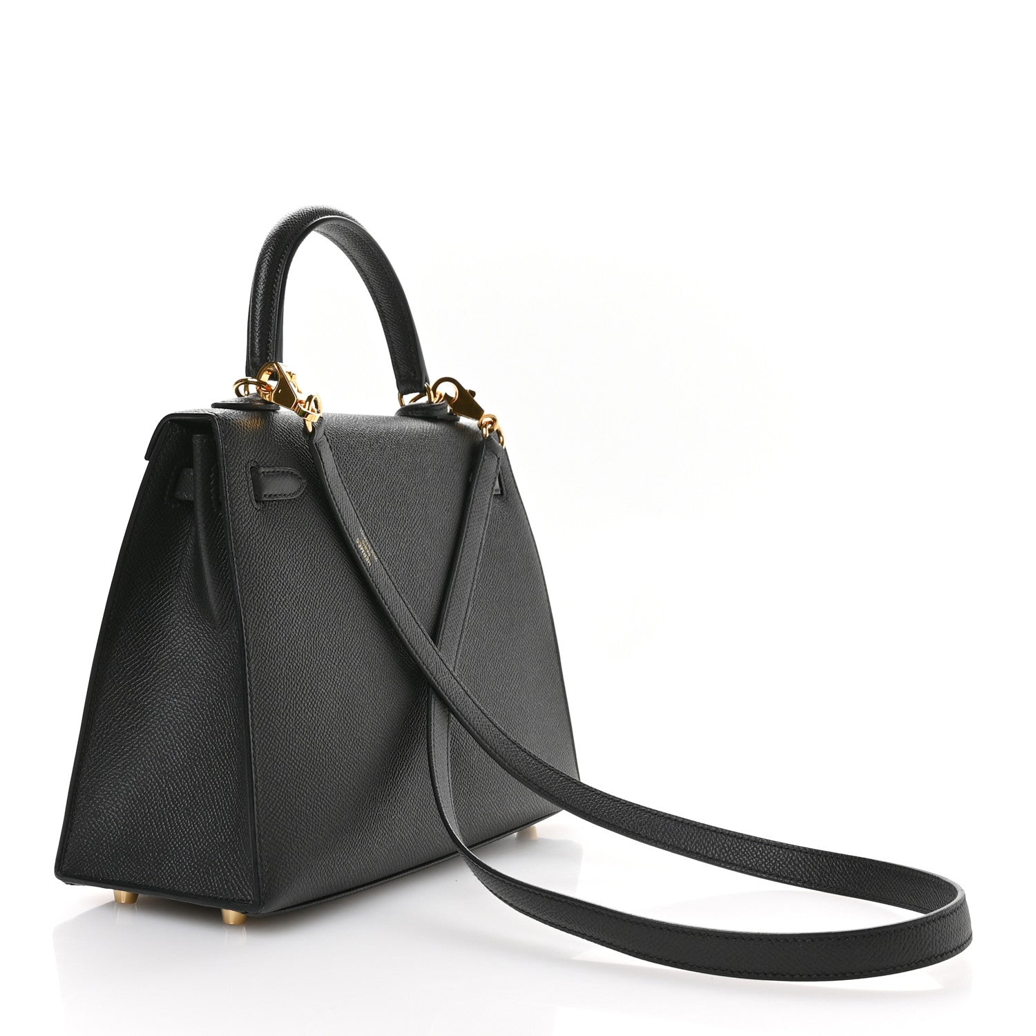 Hermes Epsom Kelly Sellier 25 Black 3 of 11