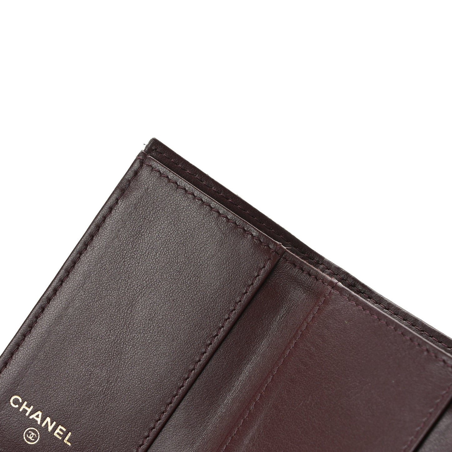 Caviar Quilted Double Flap Wallet Black