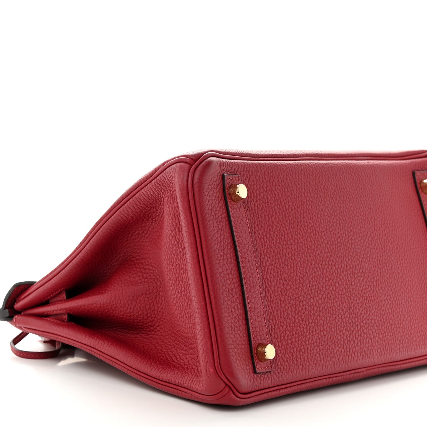 Taurillon Clemence Birkin 30 Rouge Grenat