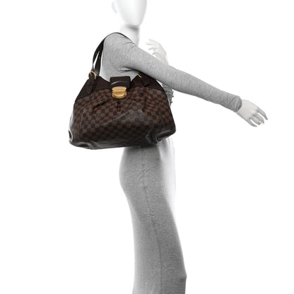 Louis Vuitton Damier Ebene Sistina GM 2 of 15