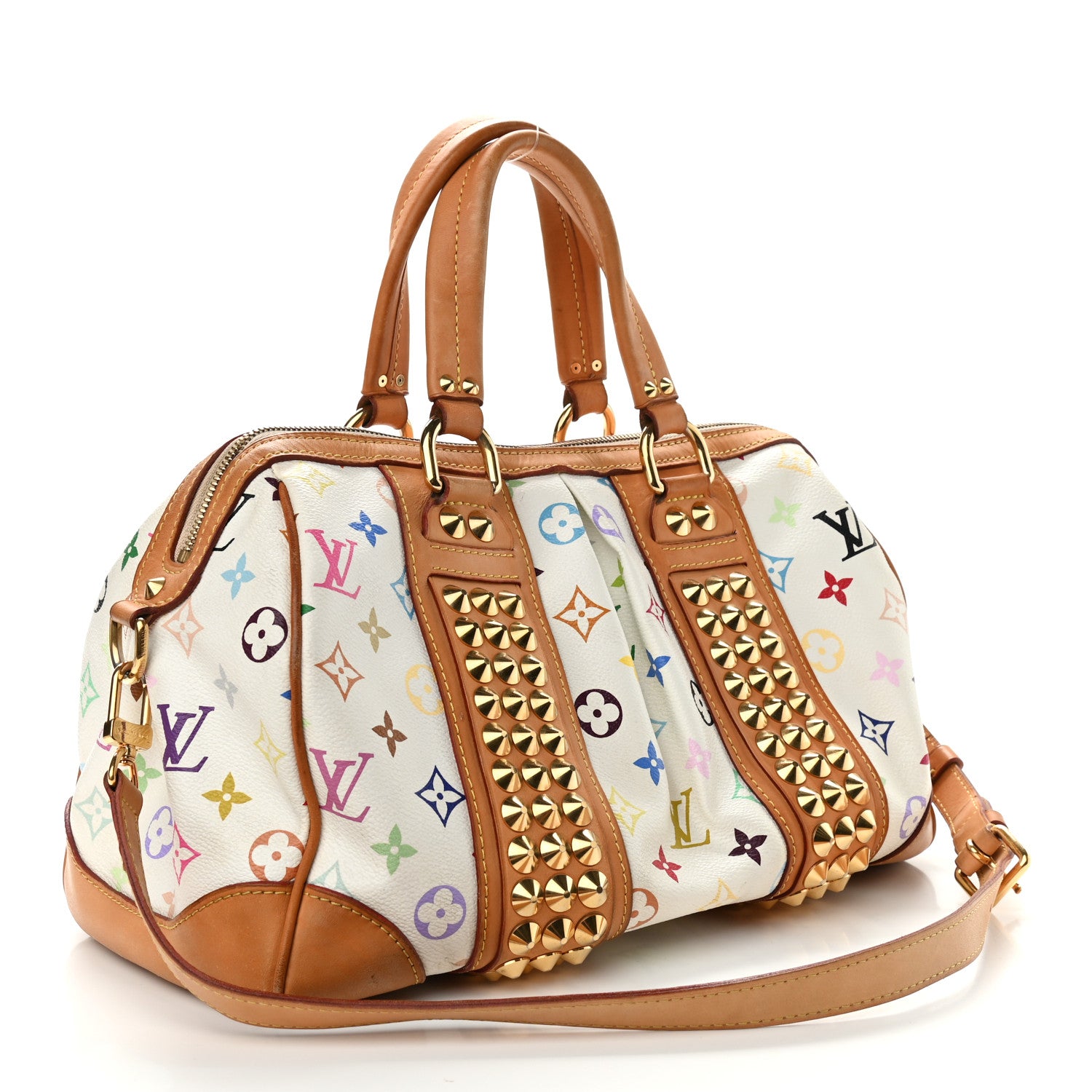 Louis Vuitton Monogram Multicolor Courtney MM White 3 of 16