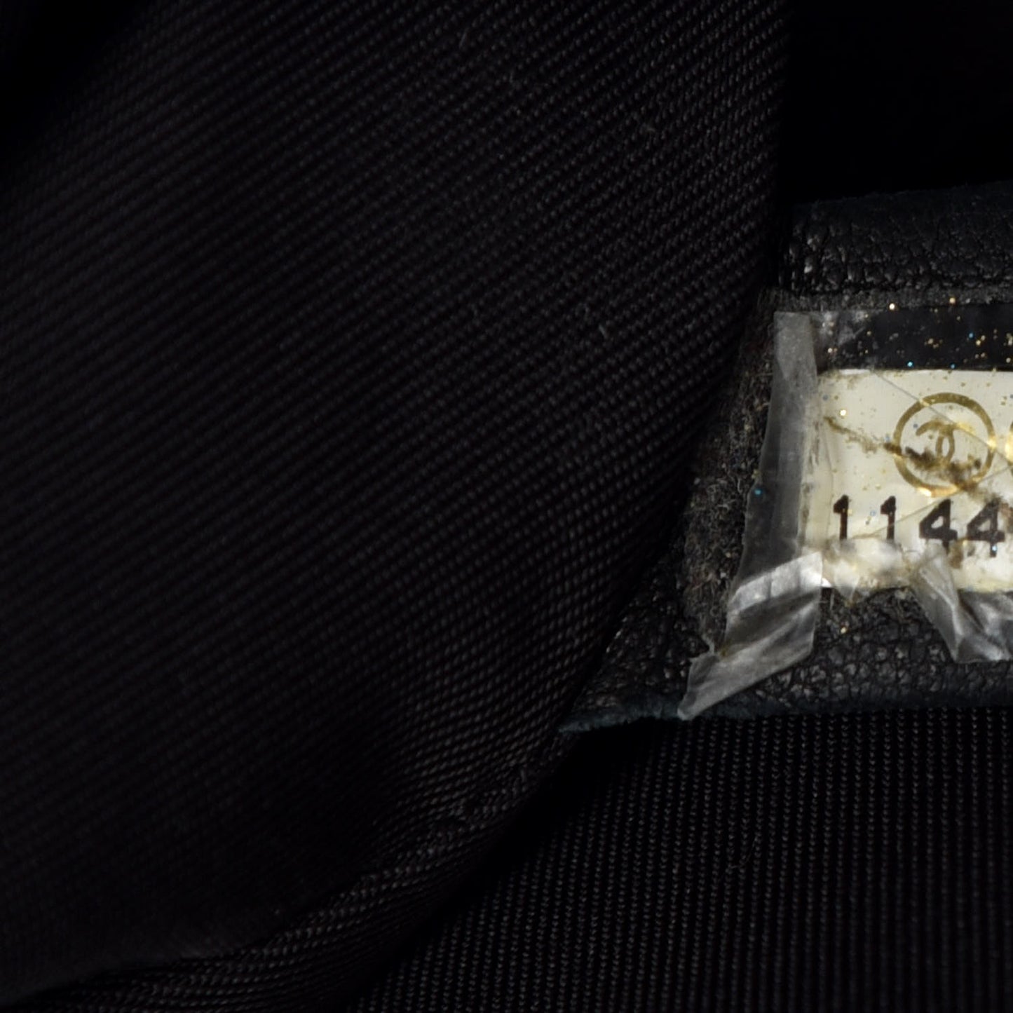 Coated Canvas Quilted Large Paris Biarritz Tote Black