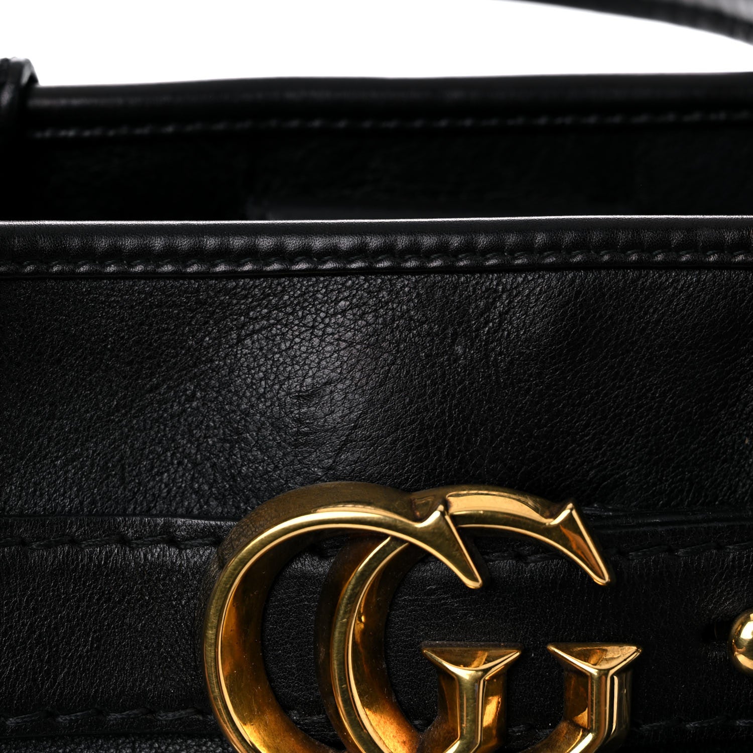 Gucci Calfskin Medium GG Running Tote Black 20 of 27