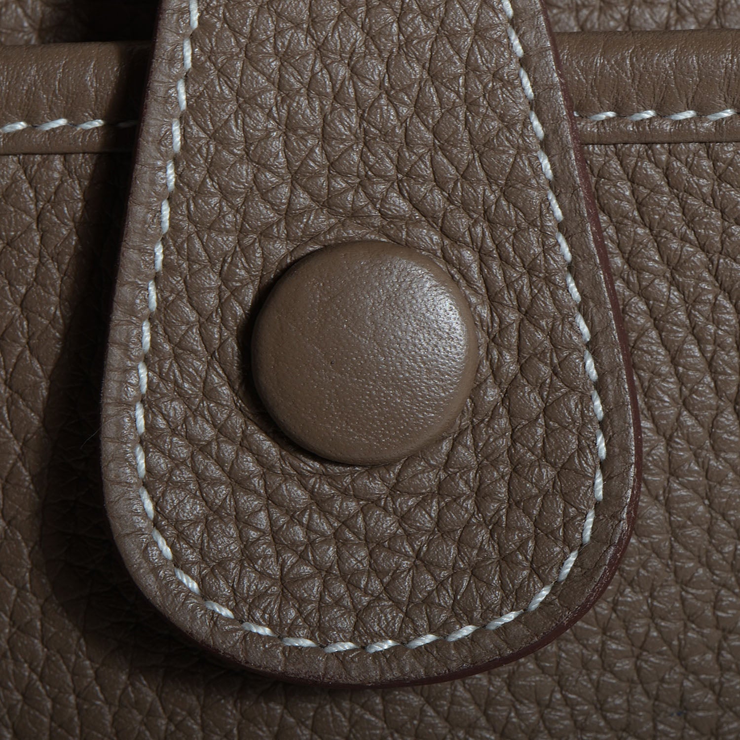 Hermes Taurillon Clemence Evelyne III GM Etoupe 11 of 13