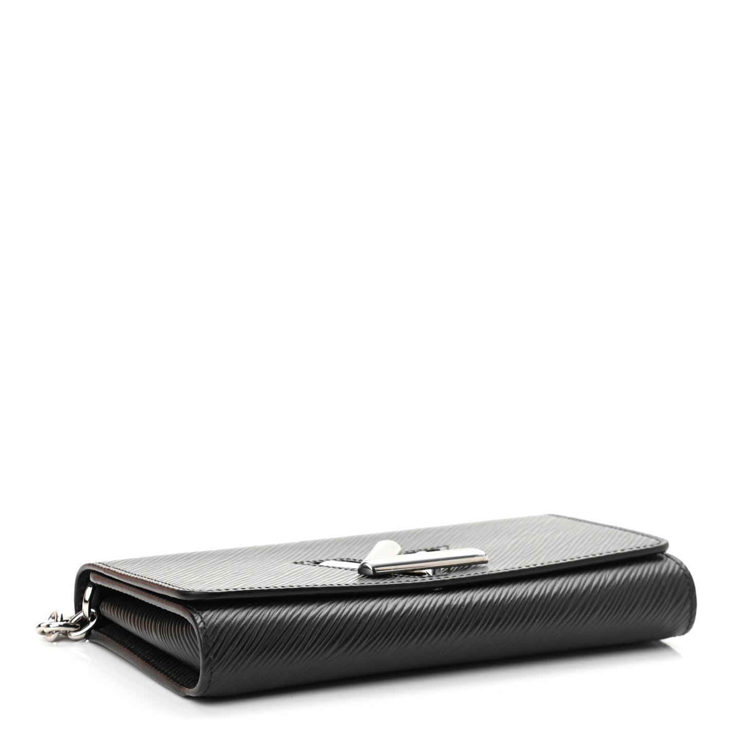 Epi Twist Chain Wallet Black