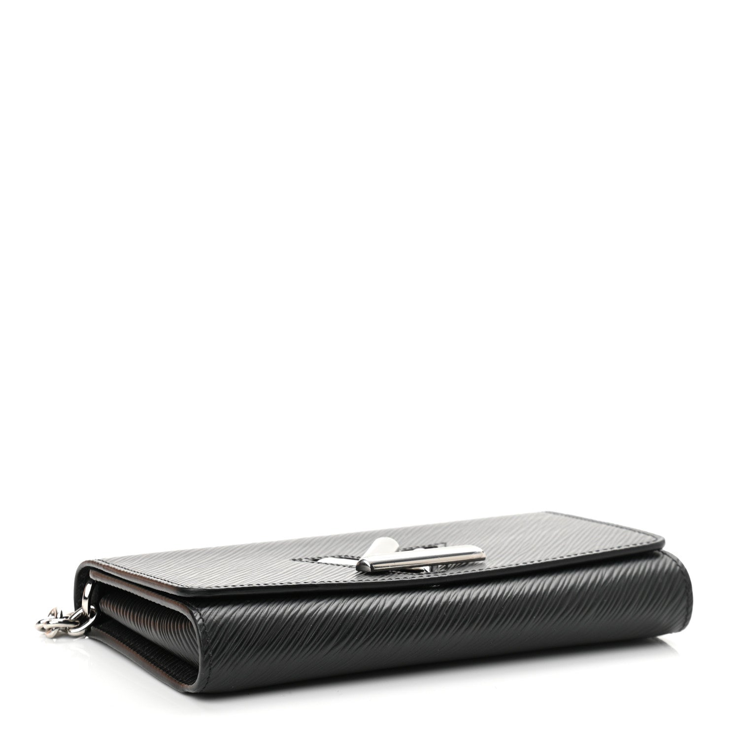 Louis Vuitton Epi Twist Chain Wallet Black 4 of 10