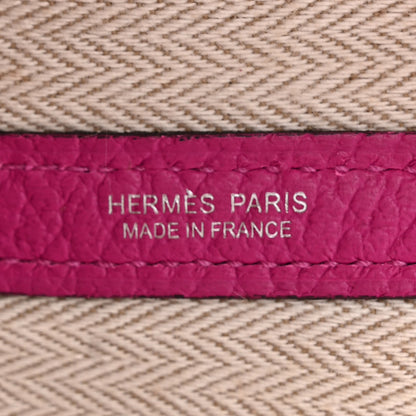 Hermes Vache Country Garden Party MM 36 Rose Pourpre 6 of 10
