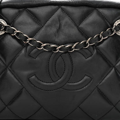 Chanel Calfskin Quilted Small Ballerine Camera Case Black 10 of 18