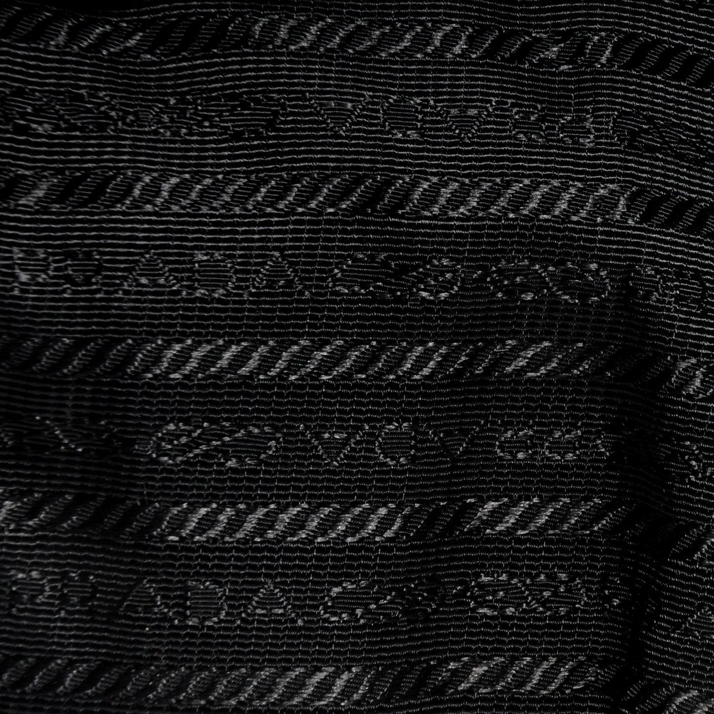 Tessuto Nylon Clutch Wristlet Nero Black