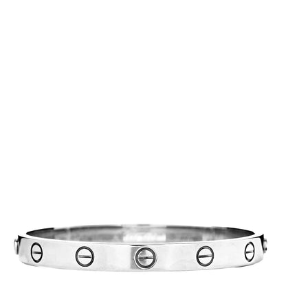 Cartier 18K White Gold LOVE Bracelet 16 1 of 6