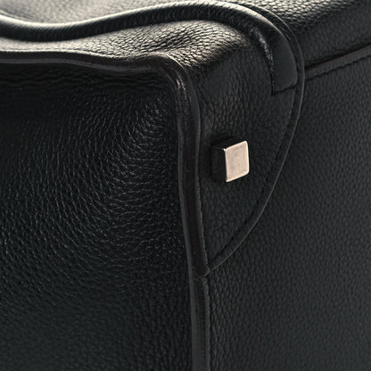 Celine Drummed Calfskin Mini Luggage Black 9 of 13