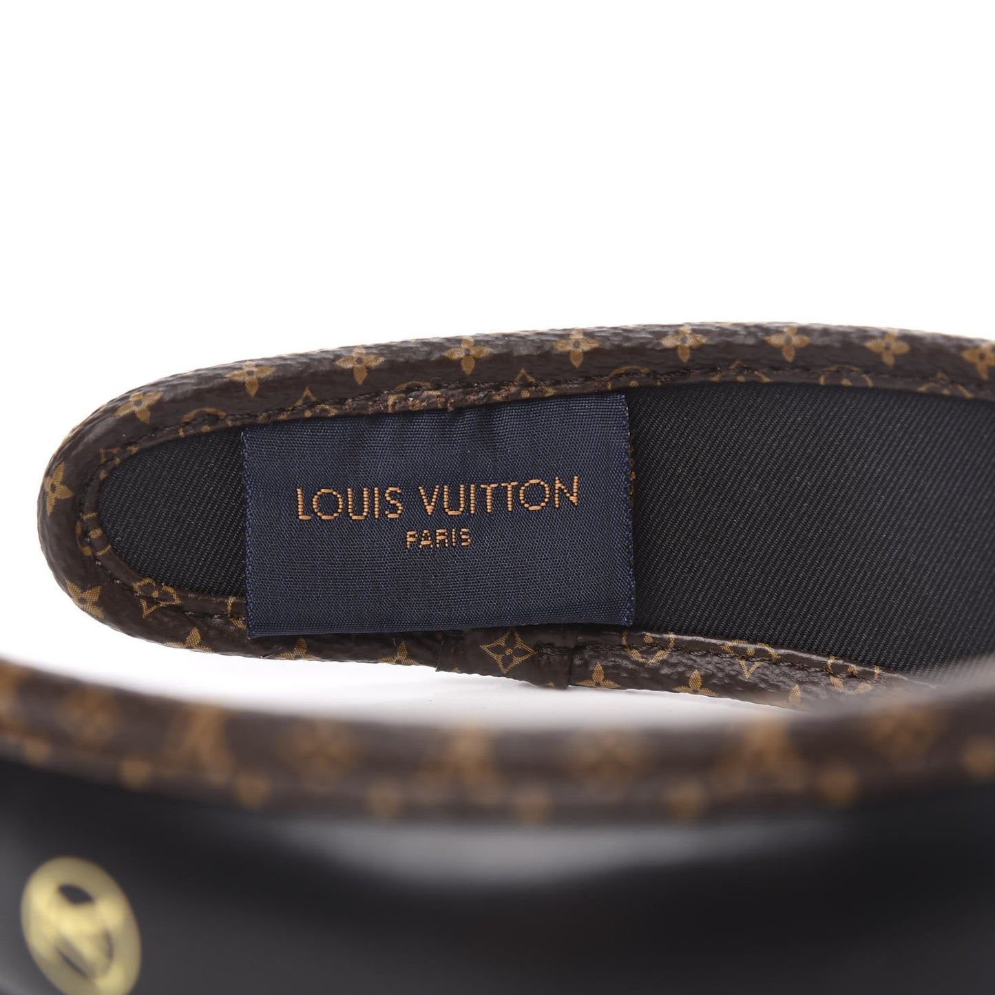 Monogram Headband Black