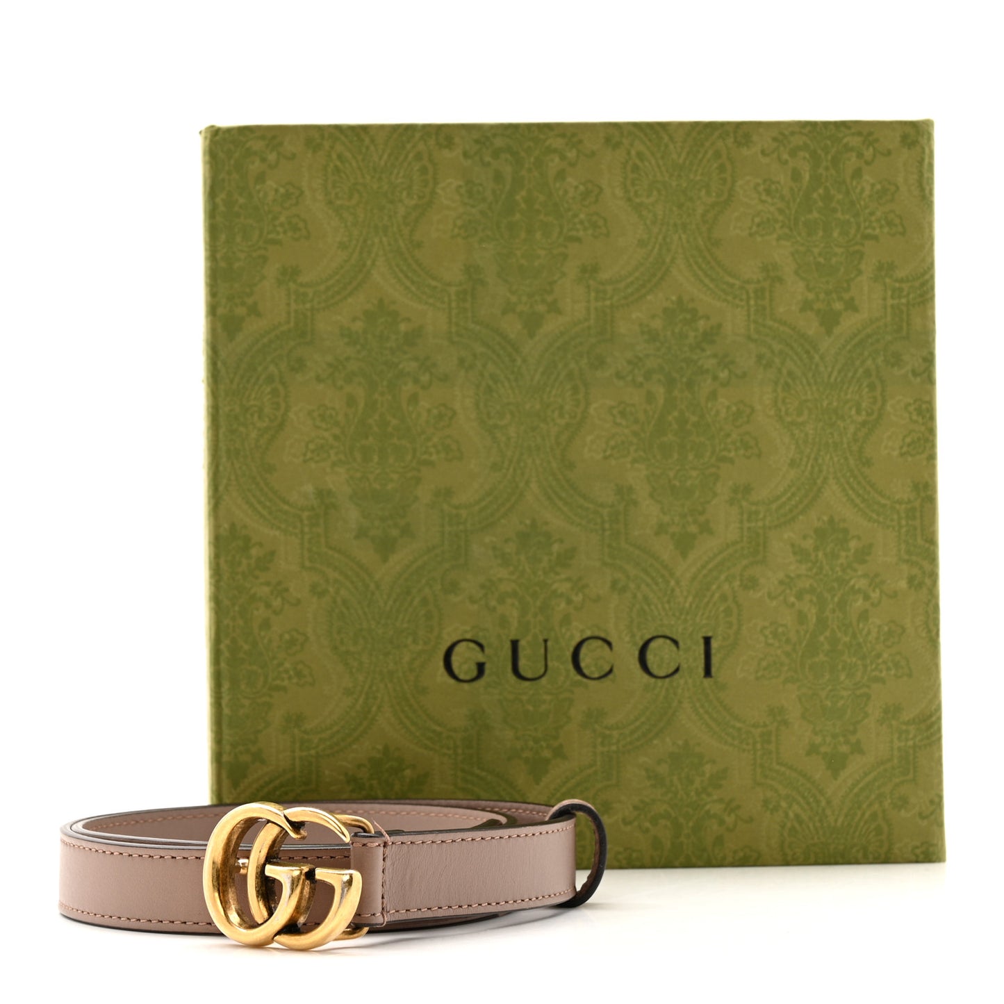 Calfskin Double G 65 26 Belt