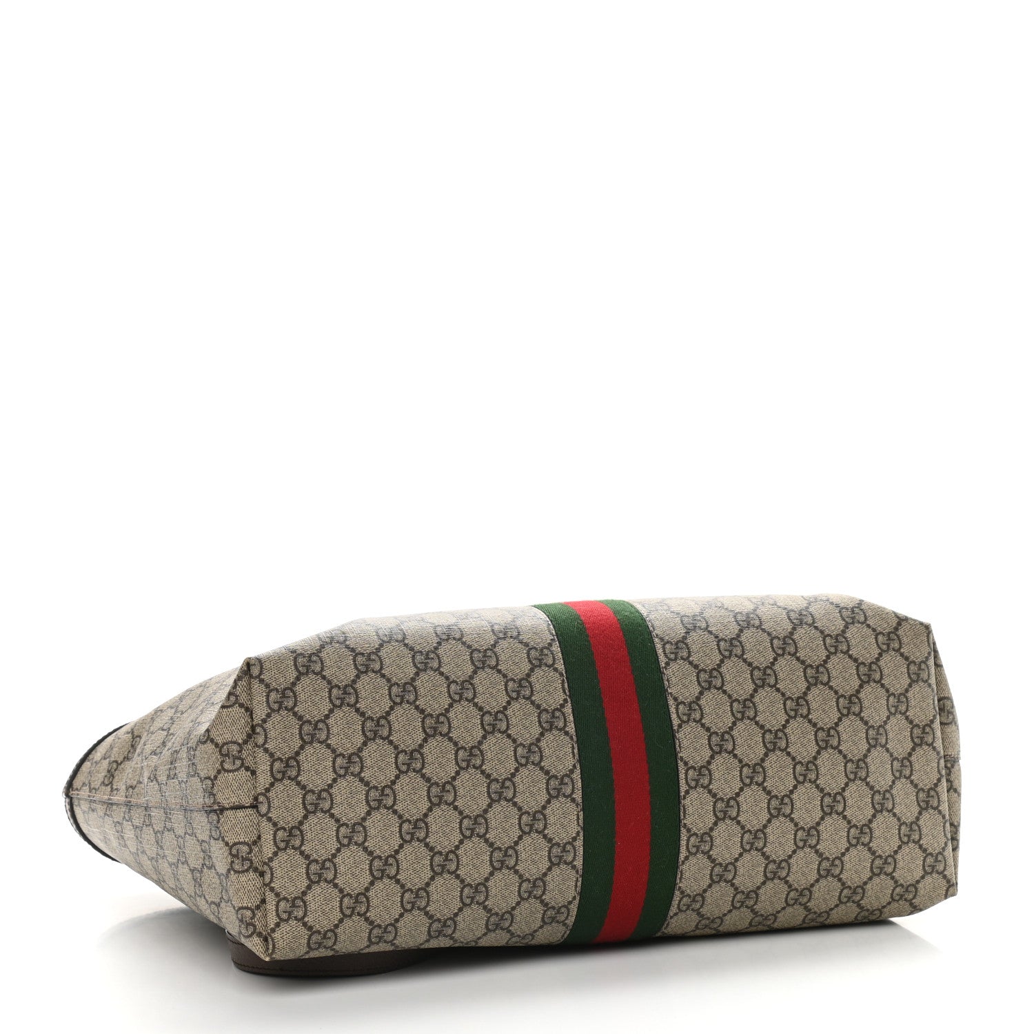 Gucci GG Supreme Monogram Medium Ophidia Shopping Tote Brown 4 of 9