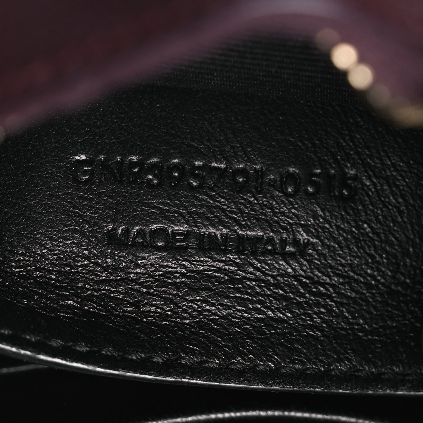 Grain De Poudre Small Classic Monogram Camera Bag Amaranto