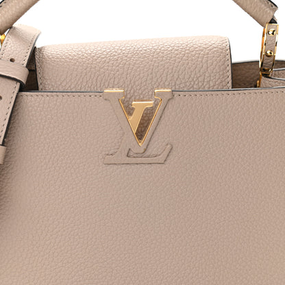 Louis Vuitton Taurillon Capucines BB Galet 7 of 9