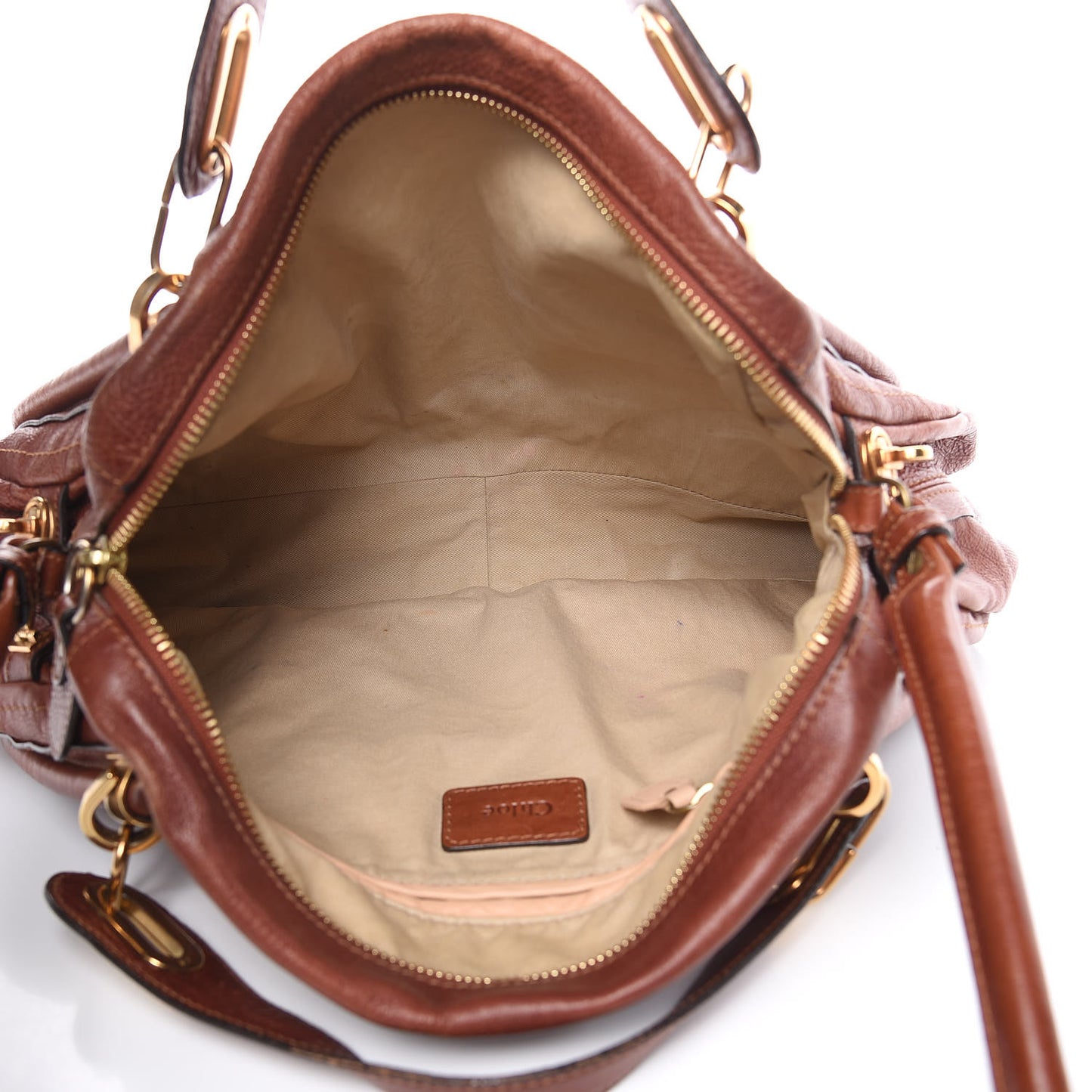 Calfskin Large Paraty Brown