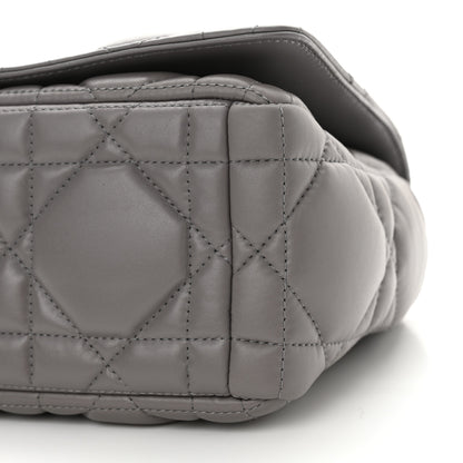 Christian Dior Calfskin Macrocannage Medium Caro Bag Iron Grey 10 of 13