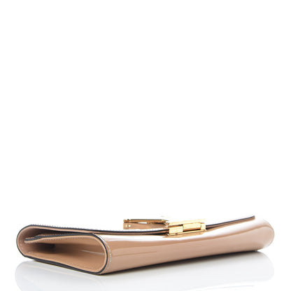 Louis Vuitton Patent Louise Clutch Nude 4 of 16